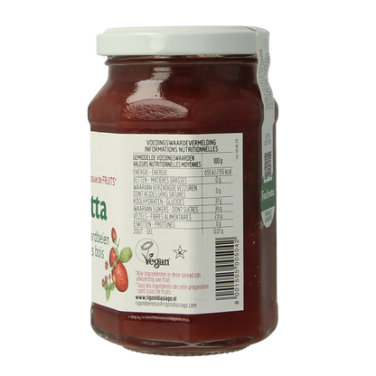 Fiordifrutta Aardbeienjam bio 250.00 Gram