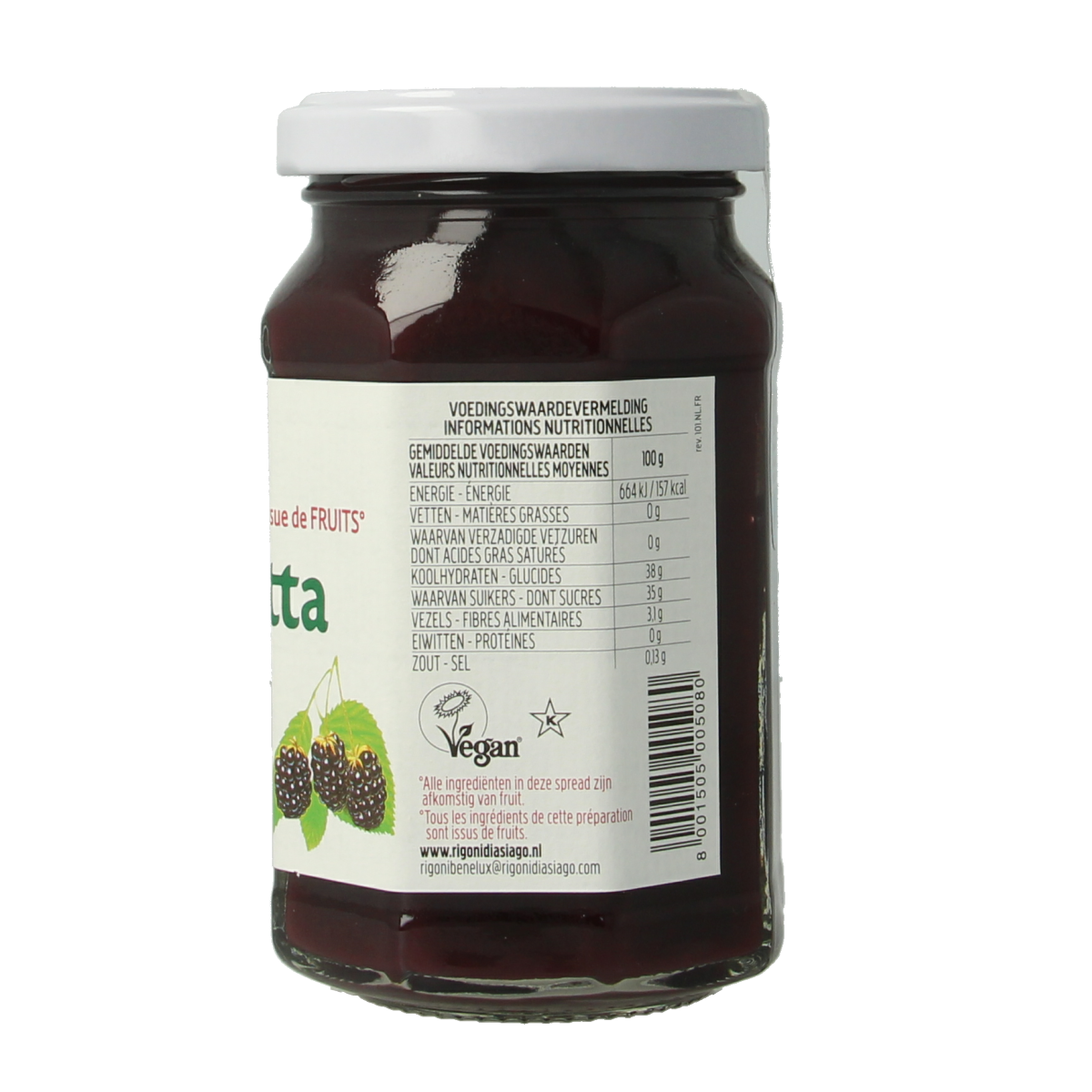 Fiordifrutta Bramenjam bio 250.00 Gram