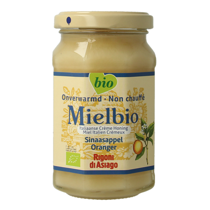 Mielbio Sinaasappel creme honing bio 300.00 Gram