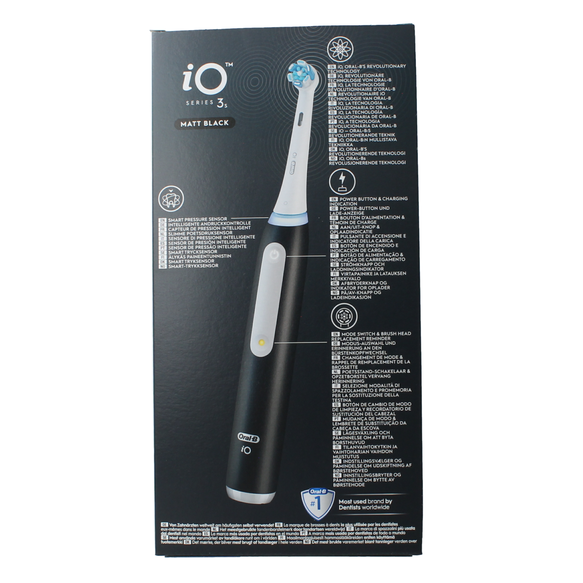 Oral B Elektrische tandenborstel IO3S matt black 1.00 Stuks