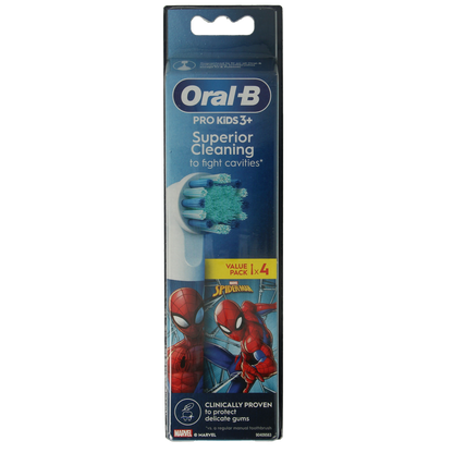 Oral B Opzetborstel kids spiderman 4.00 Stuks