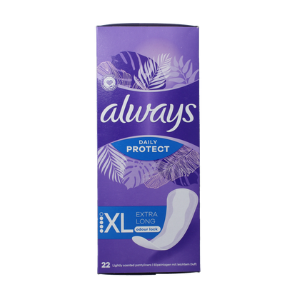 Always Inlegkruisjes daily protect extra long 22.00 Stuks
