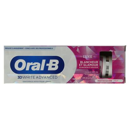 Oral B Tandpasta 3D white luxe 75.00 Milliliter