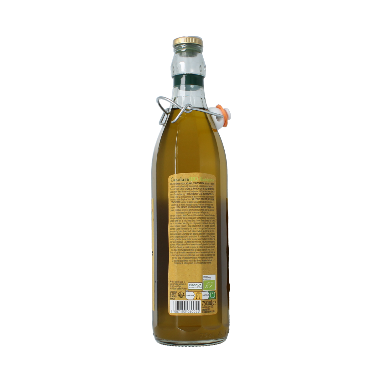 CasolareBio Olijfolie extra vierge ongefilterd bio 750.00 Milliliter
