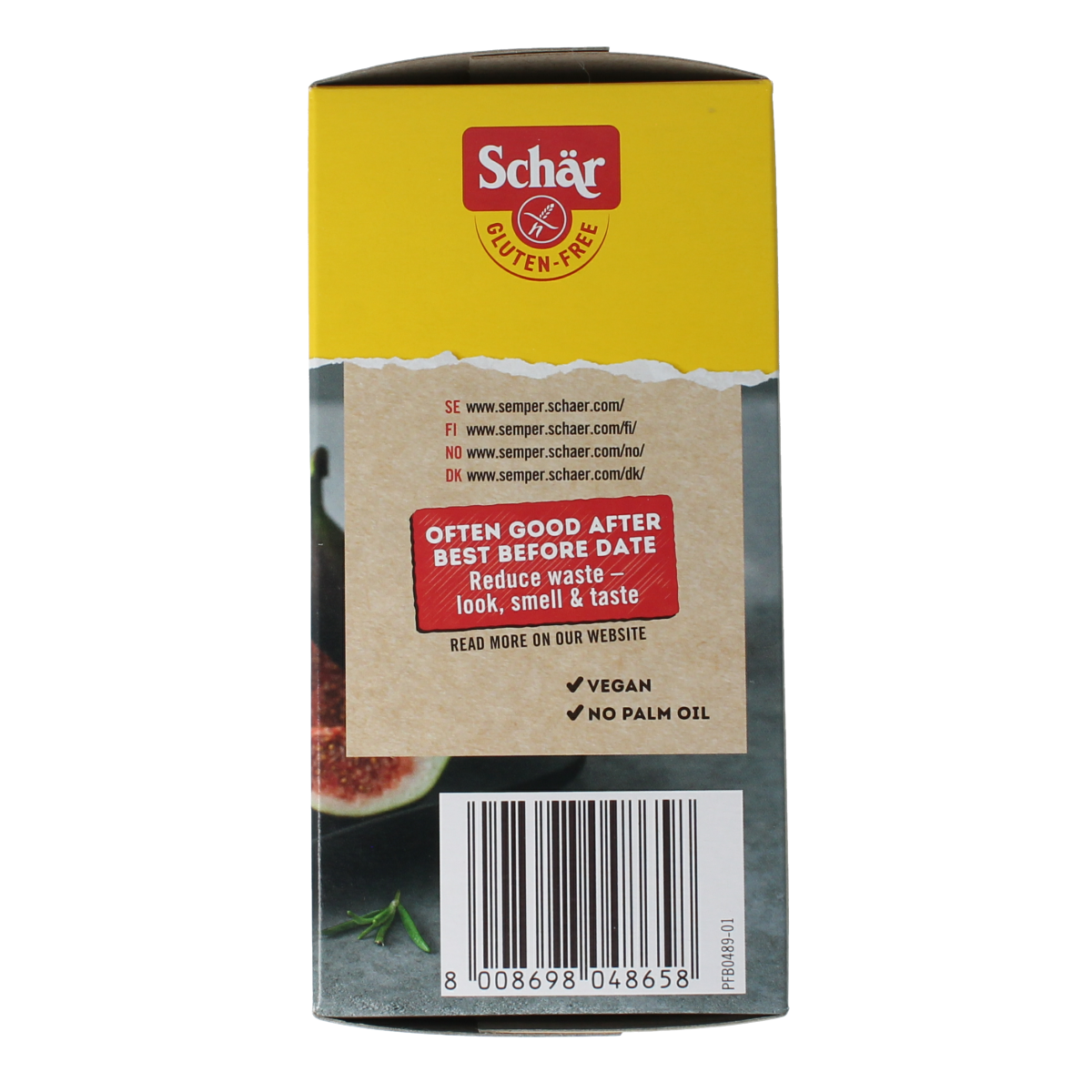 Schar Knackebrod rozemarijn zout glutenvrij 230.00 Gram