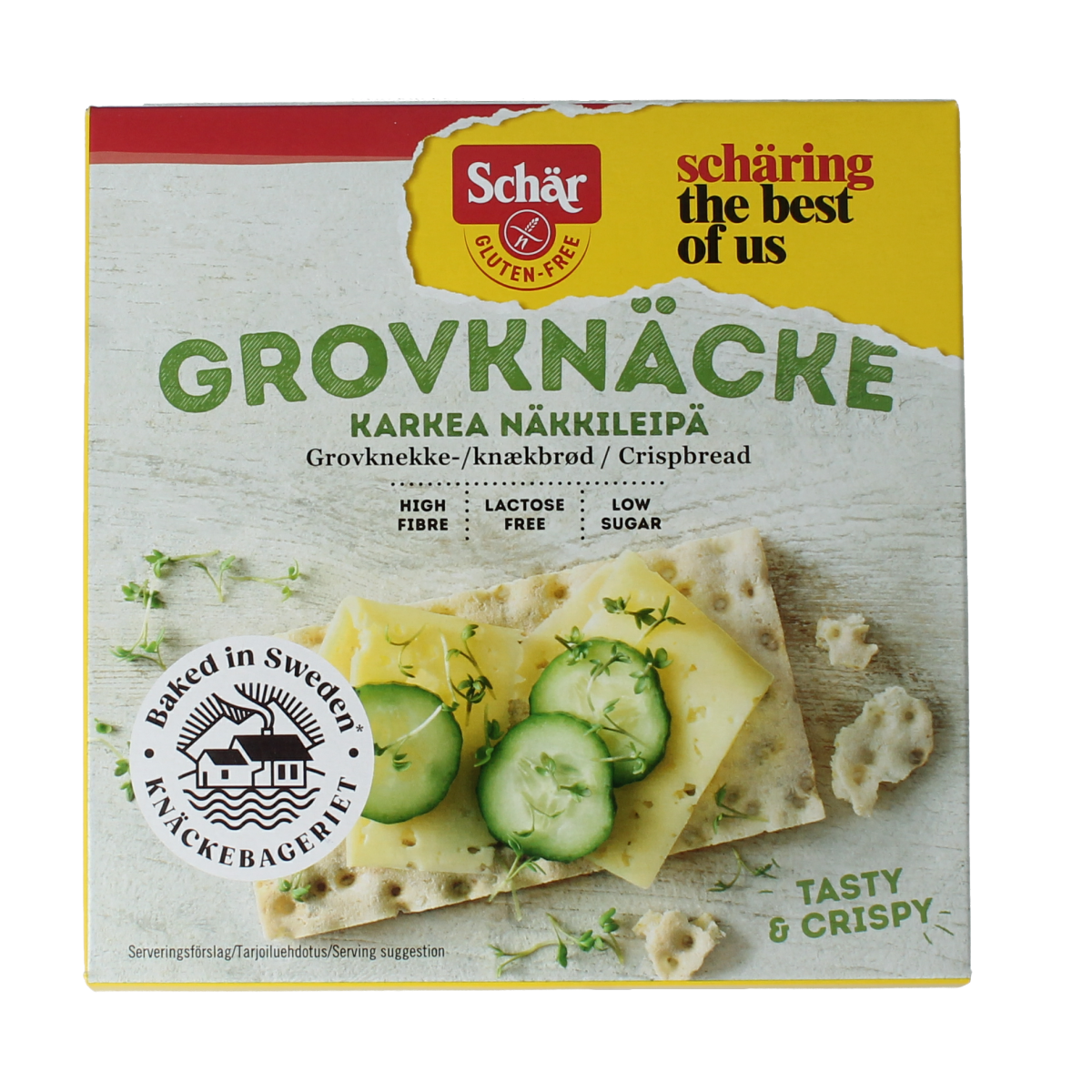 Schar Knackebrod vezelrijk glutenvrij 215.00 Gram