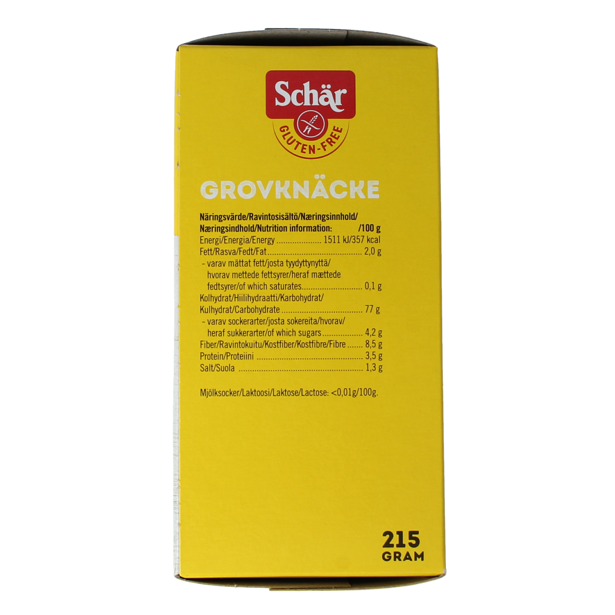 Schar Knackebrod vezelrijk glutenvrij 215.00 Gram