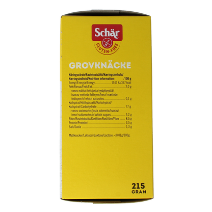 Schar Knackebrod vezelrijk glutenvrij 215.00 Gram