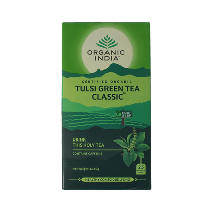 Organic India Tulsi green thee bio 25.00 Zakjes