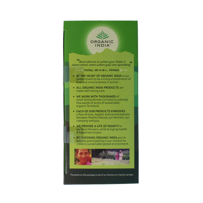 Organic India Tulsi green thee bio 25.00 Zakjes