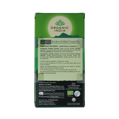 Organic India Tulsi green thee bio 25.00 Zakjes