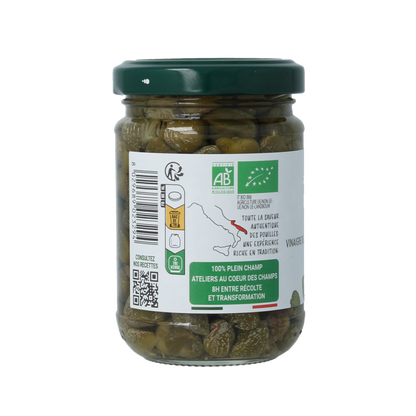 Bio Organica  Kappertjes in azijn bio 140 Gram