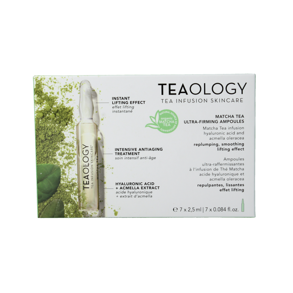 Teaology Matcha tea ultra firming ampoules 7.00 Stuks