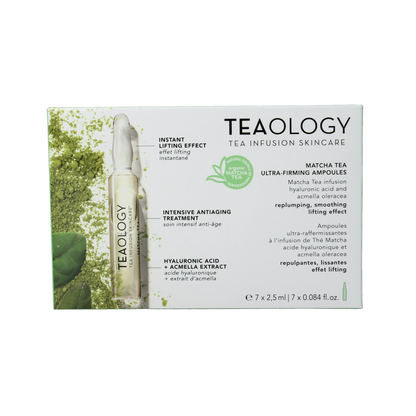 Teaology Matcha tea ultra firming ampoules 7.00 Stuks