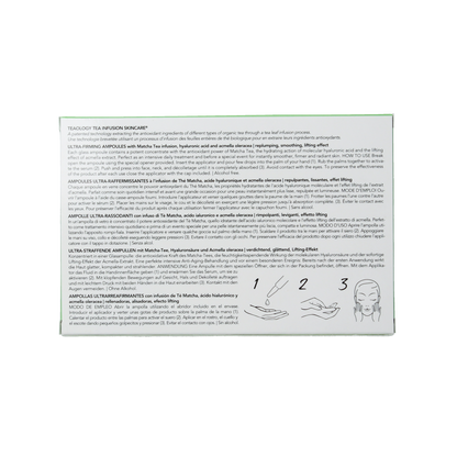 Teaology Matcha tea ultra firming ampoules 7.00 Stuks
