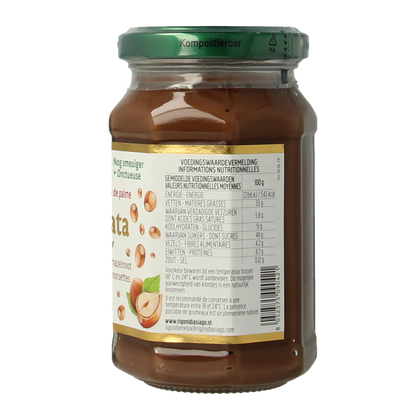 Nocciolata Hazelnootpasta crunchy bio 250.00 Gram
