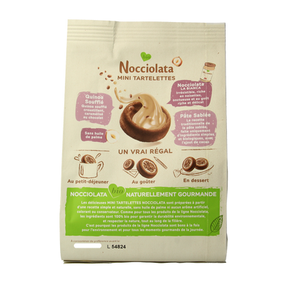 Rigoni Di Asiago Nocciolata bianca tartlets bio 250.00 Gram