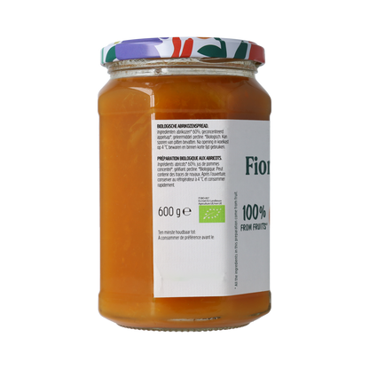 Fiordifrutta Abrikozenjam bio 600.00 Gram