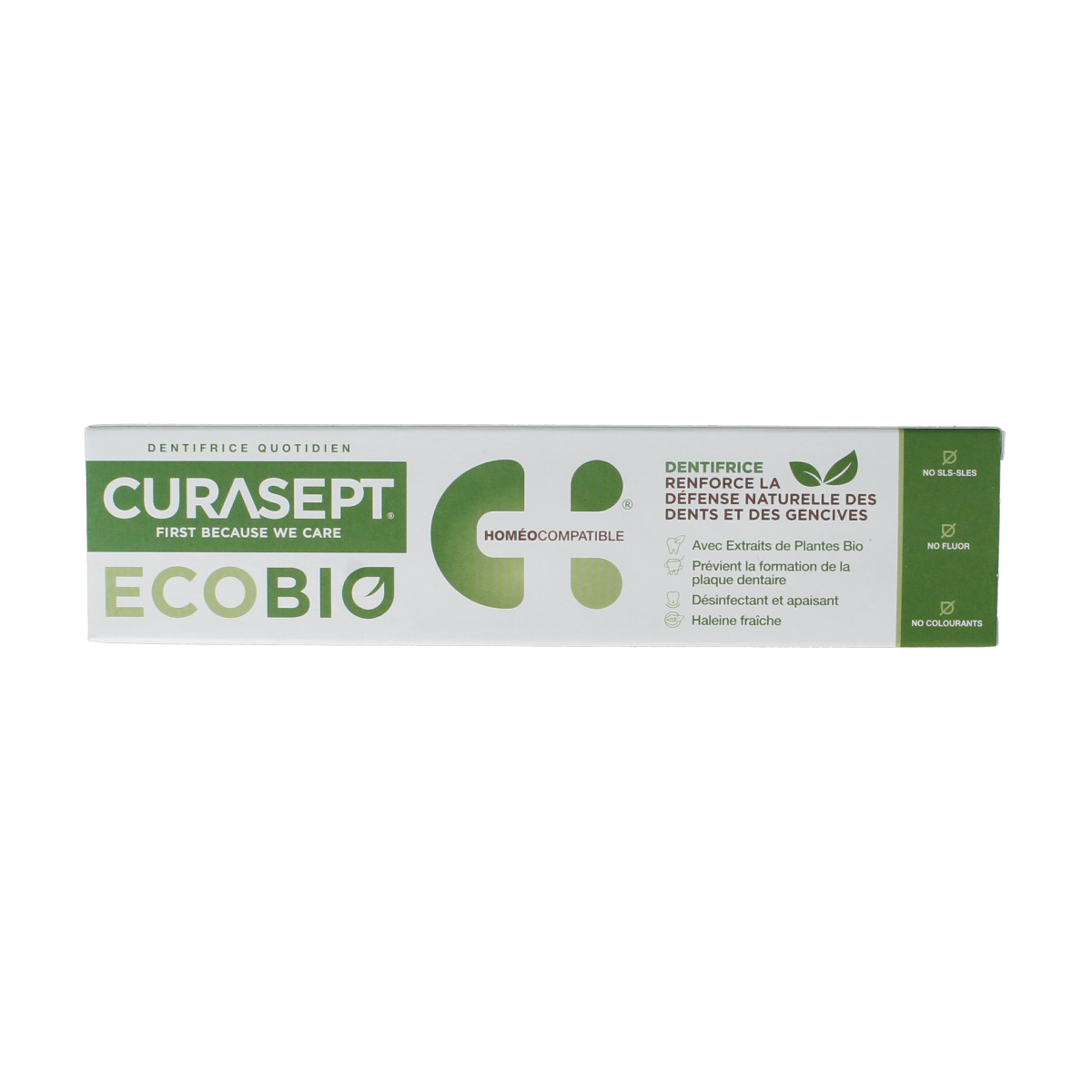 Curasept EcoBio tandpasta 75.00 Milliliter