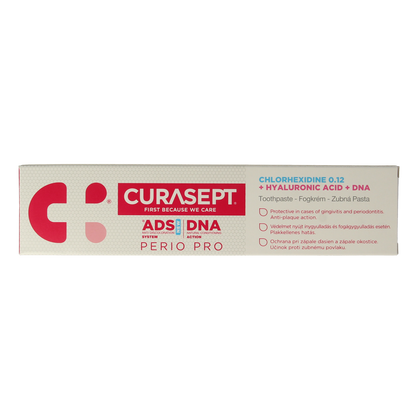 Curasept ADS DNA Perio Pro 712 CHX 0,12% + HA tandpasta 75.00 Milliliter