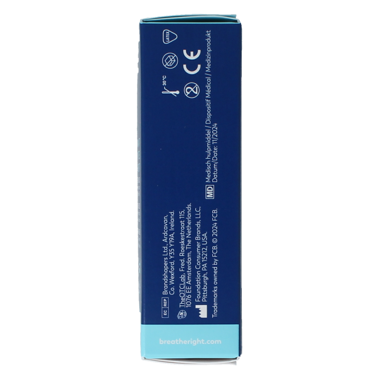 Breathe Right Neusstrips clear 30.00 Stuks