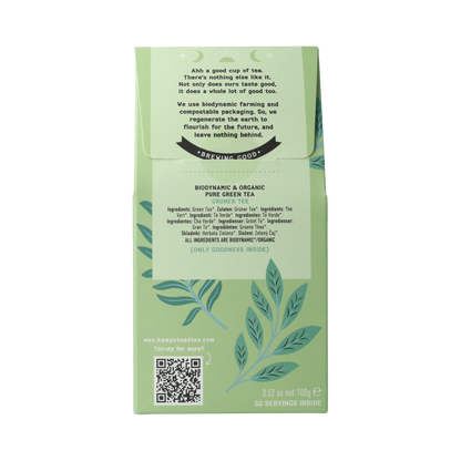 Hampstead Groene thee los bio demeter 100.00 Gram