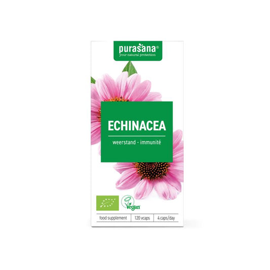 Purasana Echinacea vegan bio 120.00 Vegetarische capsules