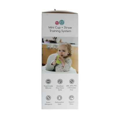 ezpz Mini cup met rietje training system sage 1.00 Stuks