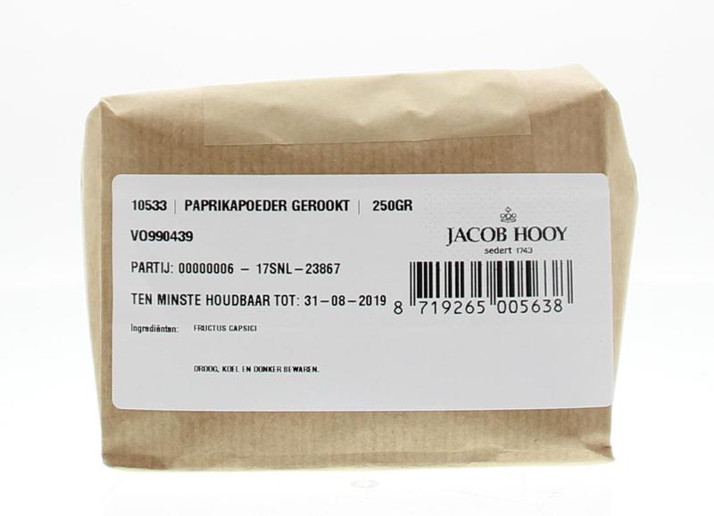 Jacob Hooy Paprika gerookt 250 Gram