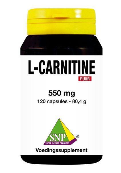 SNP L-Carnitine 550mg puur 120.00 Capsules