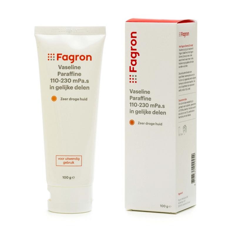Fagron Vaseline paraffine zalf 110/230 D + B 100.00 Gram