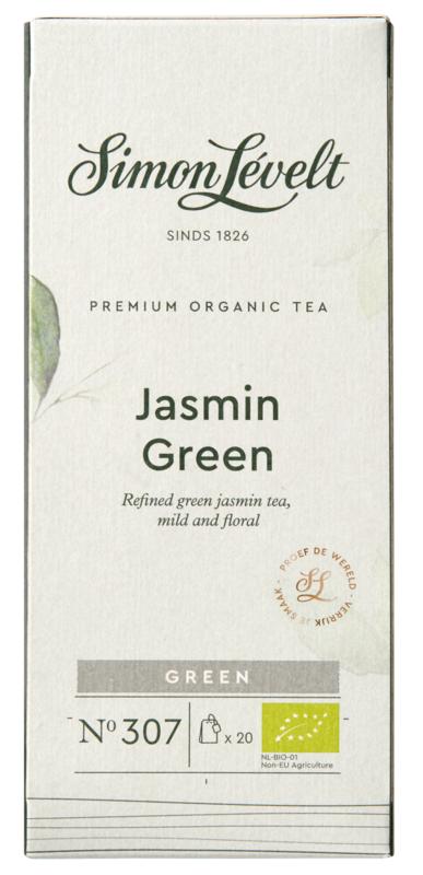 Simon Levelt Jasmine green bio 20.00 Zakjes