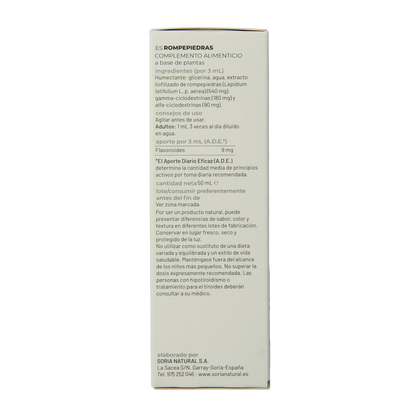 Soria Natural Lepidium latifolium extract 50.00 Milliliter