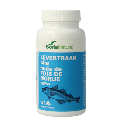 Soria Natural Higabac levertraanolie 125.00 Softgels