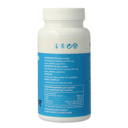 Soria Natural Higabac levertraanolie 125.00 Softgels