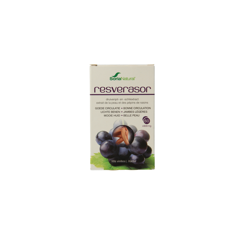 Soria Natural Resverasor 600mg 60 Tabletten