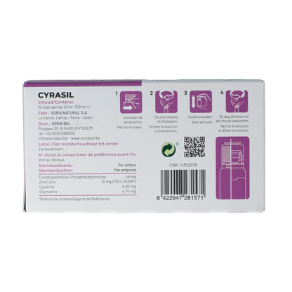 Soria Natural Cyrasil 10ml 15.00 Ampullen