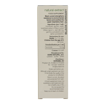 Soria Natural Ribes nigrum XXI extract 50 Milliliter