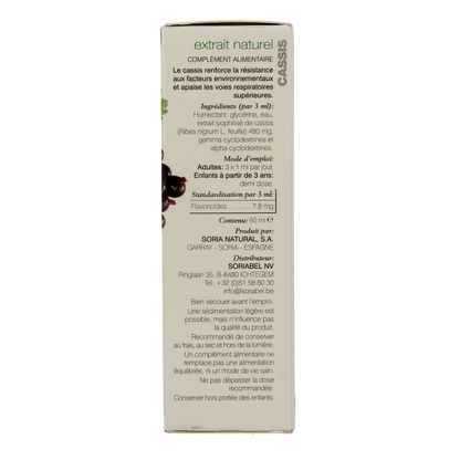 Soria Natural Ribes nigrum XXI extract 50 Milliliter