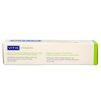 Vitis Tandpasta orthodontic 75.00 Milliliter
