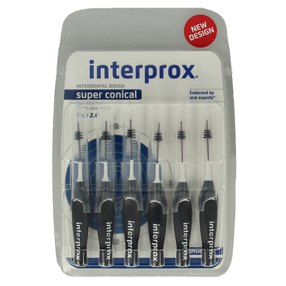 Interprox Super ragers conical donker blauw 6.00 Stuks