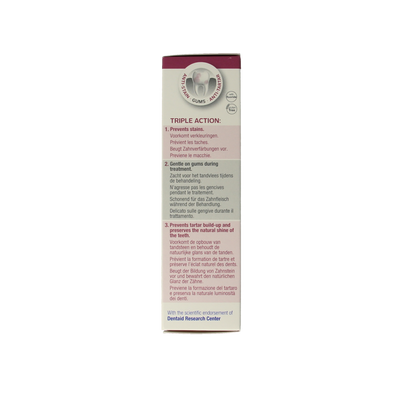 Vitis Tandpasta anti-stain 50.00 Milliliter