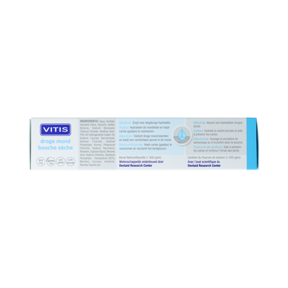 Vitis VITIS Droge mond tandpasta 75.00 Milliliter