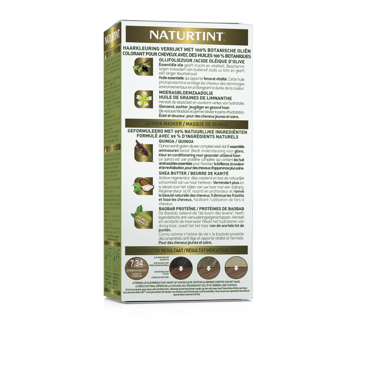 Naturtint 7.34 Helder hazelnoot 170.00 Milliliter