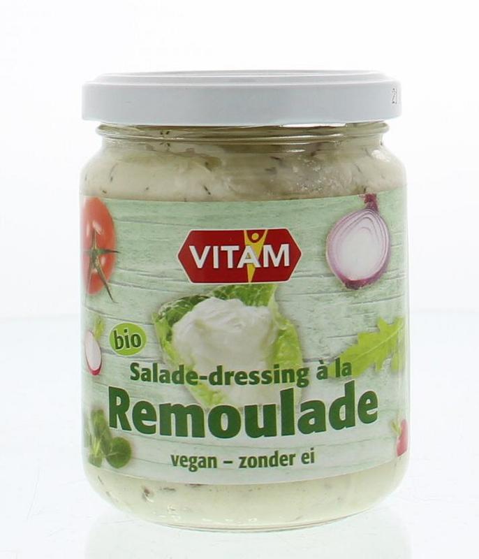 Vitam Saladedressing a la remoulade zonder ei bio 225.00 Milliliter