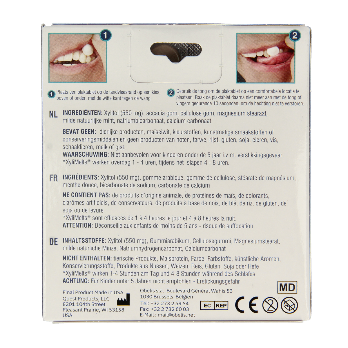 Xylimelts Milde munt 40.00 Stuks