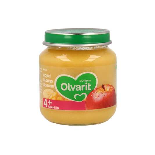 Olvarit Appel mango banaan 4M03 125.00 Gram