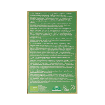 Lifefood Life crackers zuurkool boekweit raw bio 90.00 Gram