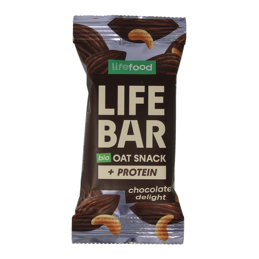 Lifefood Lifebar oatsnack proteine chocolate delight bio 40.00 Gram