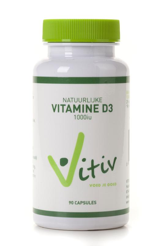 Vitiv Vitamine D3 1000IU 90.00 Capsules